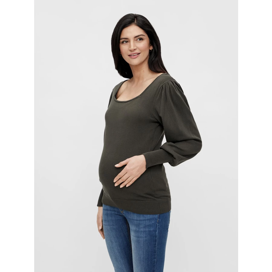 mama;licious Langarmshirt MLPAULINA Beluga