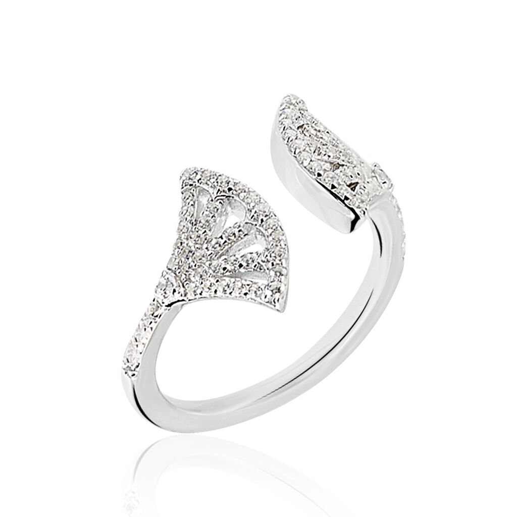 Bague Sarita Argent Blanc Oxyde De Zirconium