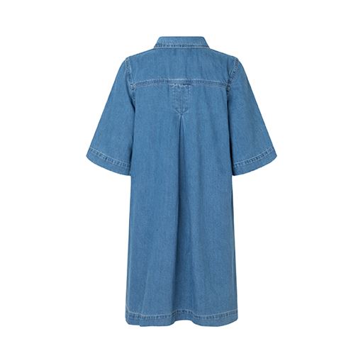 Global Funk Mira Denimkjole, Mid Vintage Blue, L