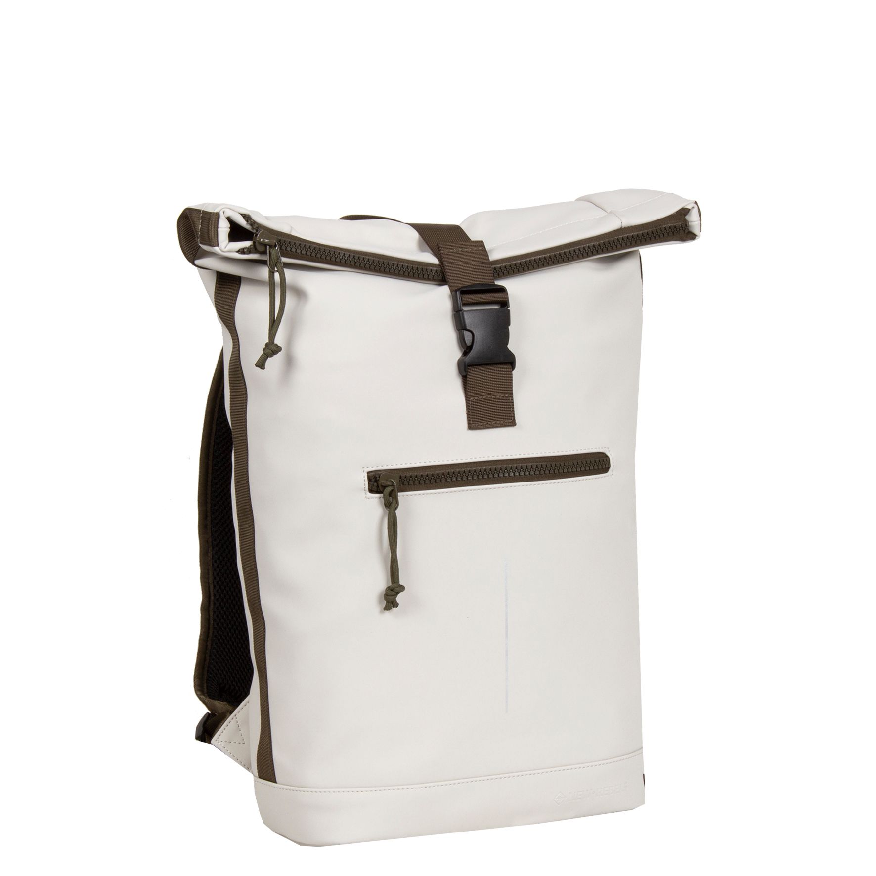 New Rebels Tim New York Rolltop Backpack Beige/ Olive