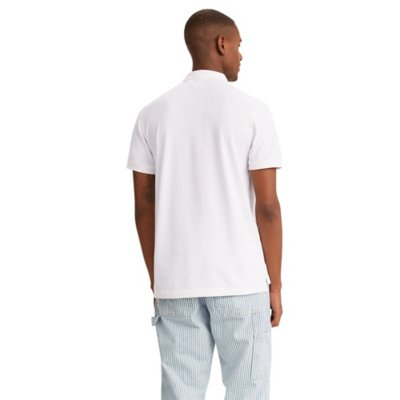 Polo à manches courtes homme Hm 0003 White + LEVIS