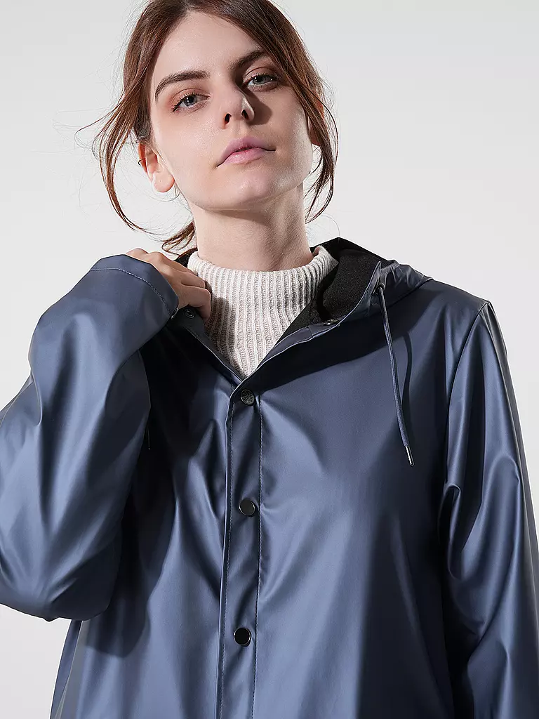RAINS Parka - Regenjacke grau