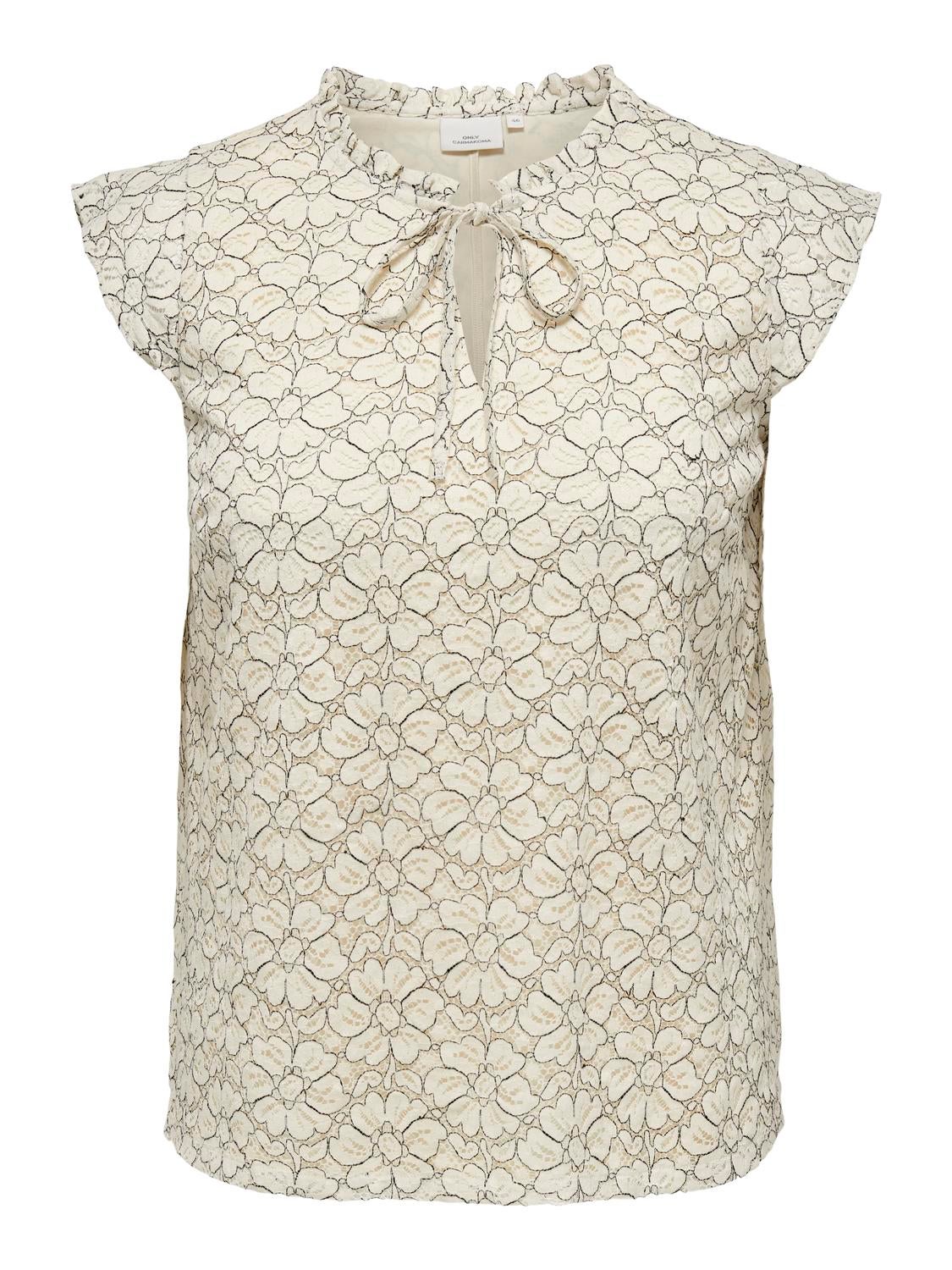 CARMARTHA Top Bone White