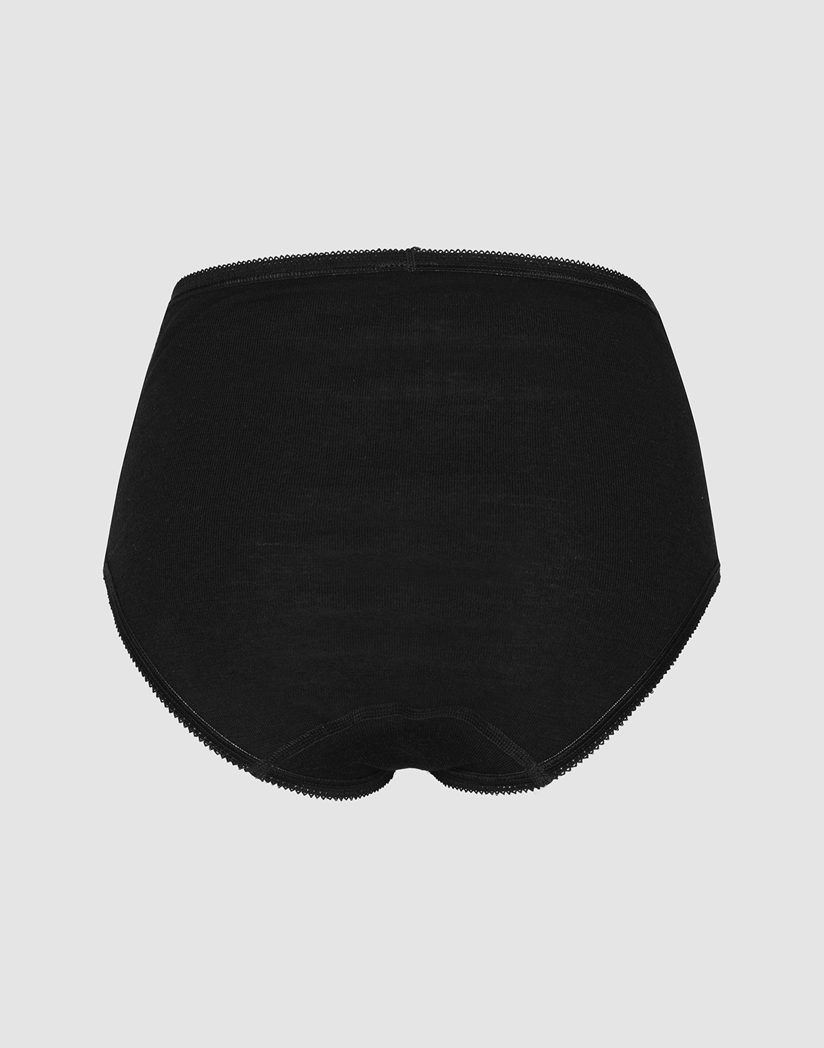 Slip van merinowol voor dames in Zwart