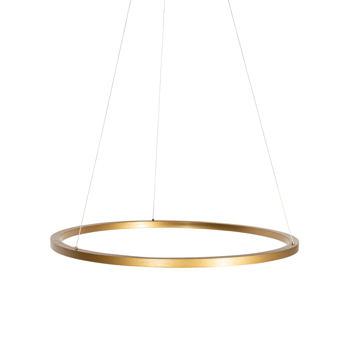 Hanglamp goud 80cm incl. LED 3-staps dimbaar - Girello