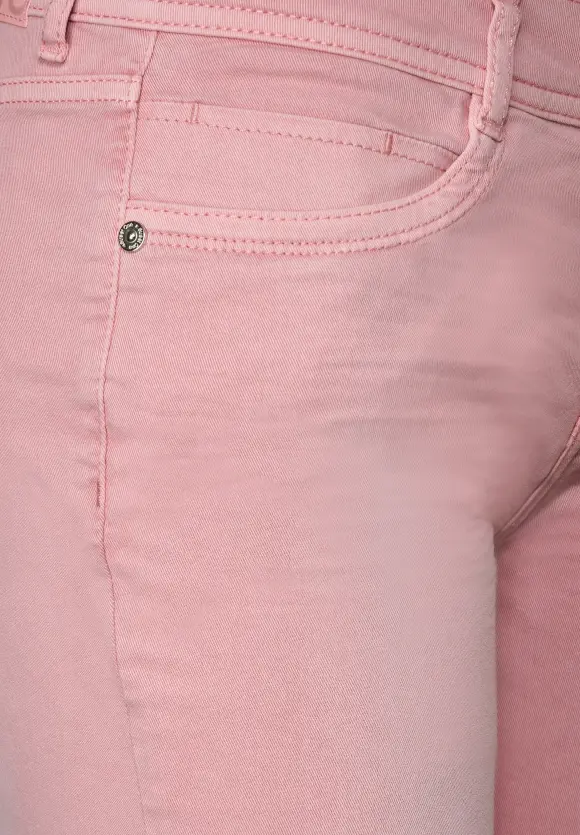 Casual Fit 3/4 Jeans - light berry soft washed
