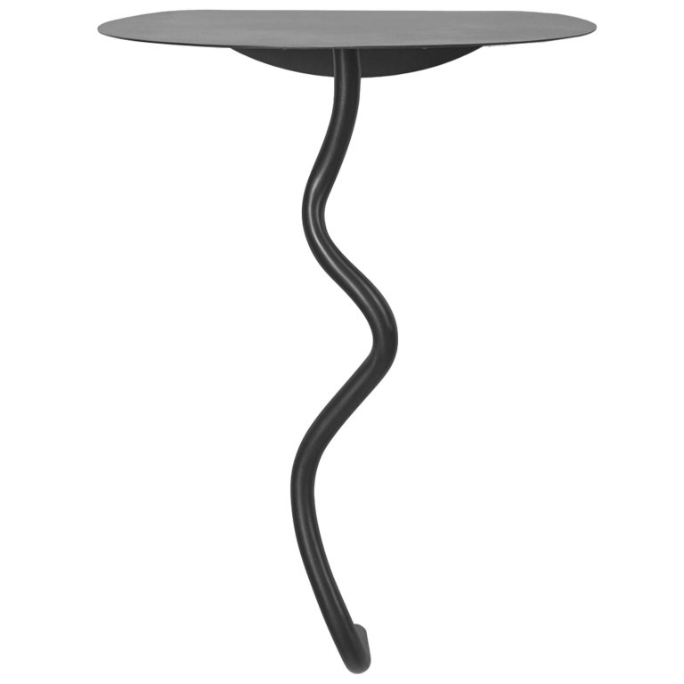 Ferm Living Curvature wandtafel 28x42 messing zwart