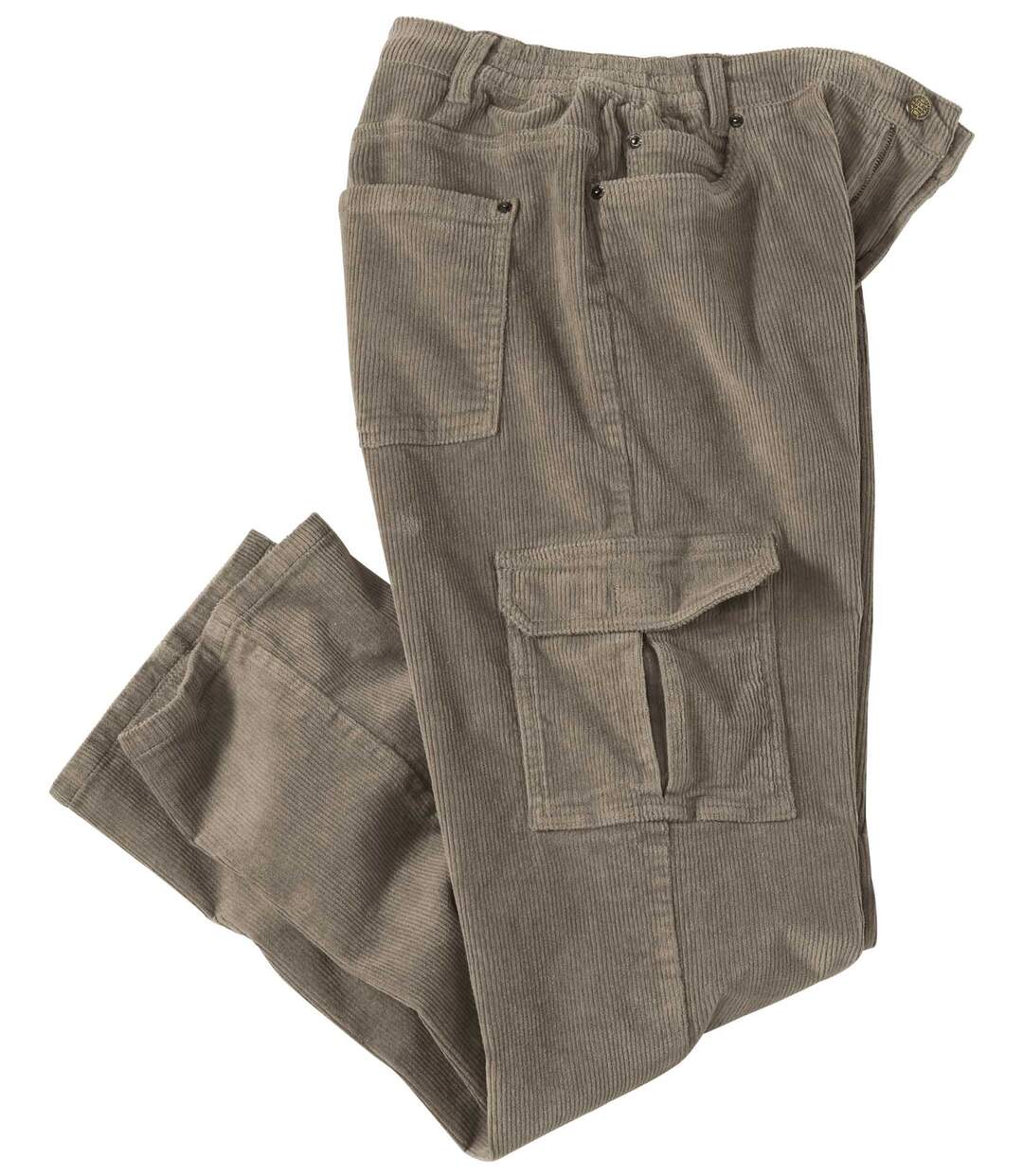 Pantalon Velours Cargo Confort