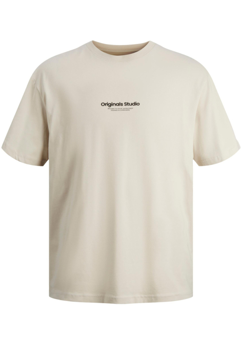 Jack & Jones beige heren t-shirt