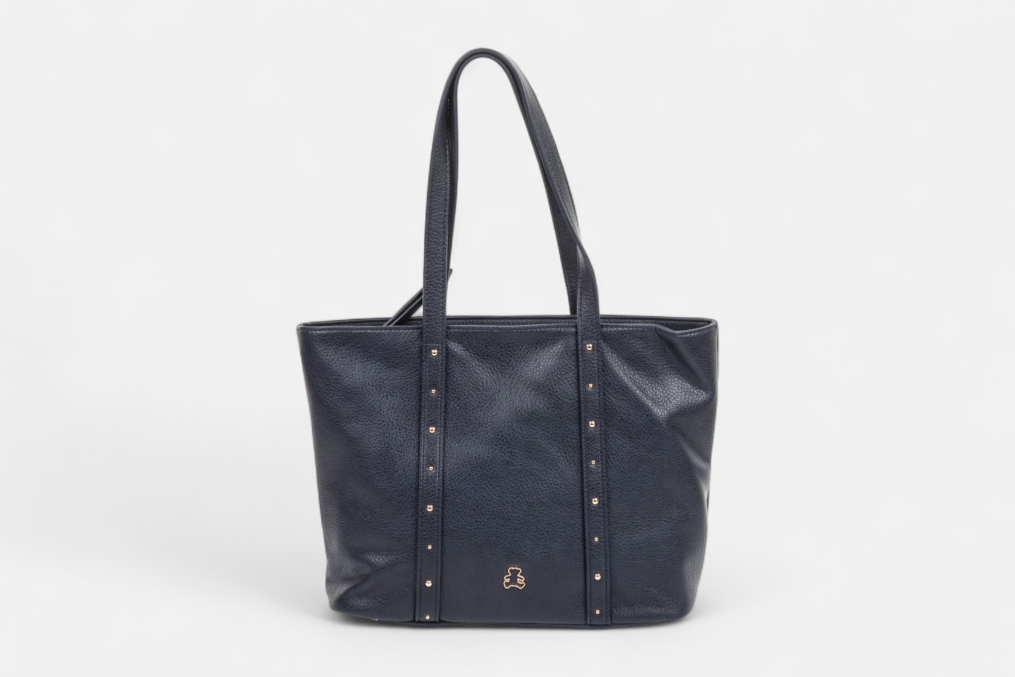 Sac de shopping bleu marine