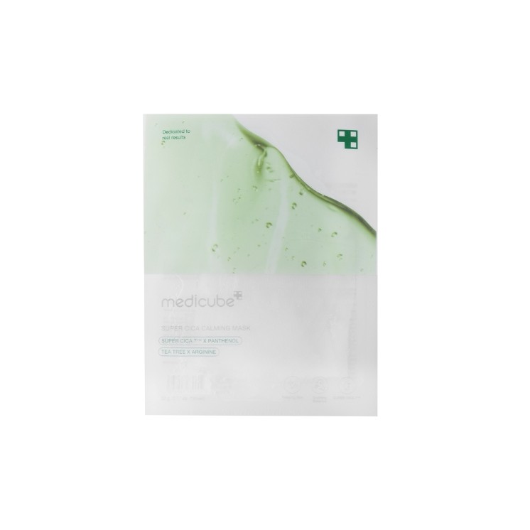 Medicube Super Cica Calming Mask Beruhigende Gesichtsmaske im Blattformat 22 g