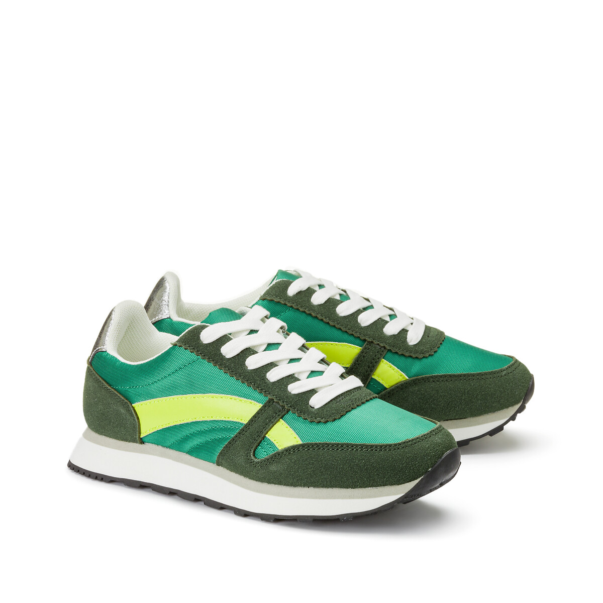 COLEÇÕES LA REDOUTE<br>Tênis de corrida em nylon, estilo retrô