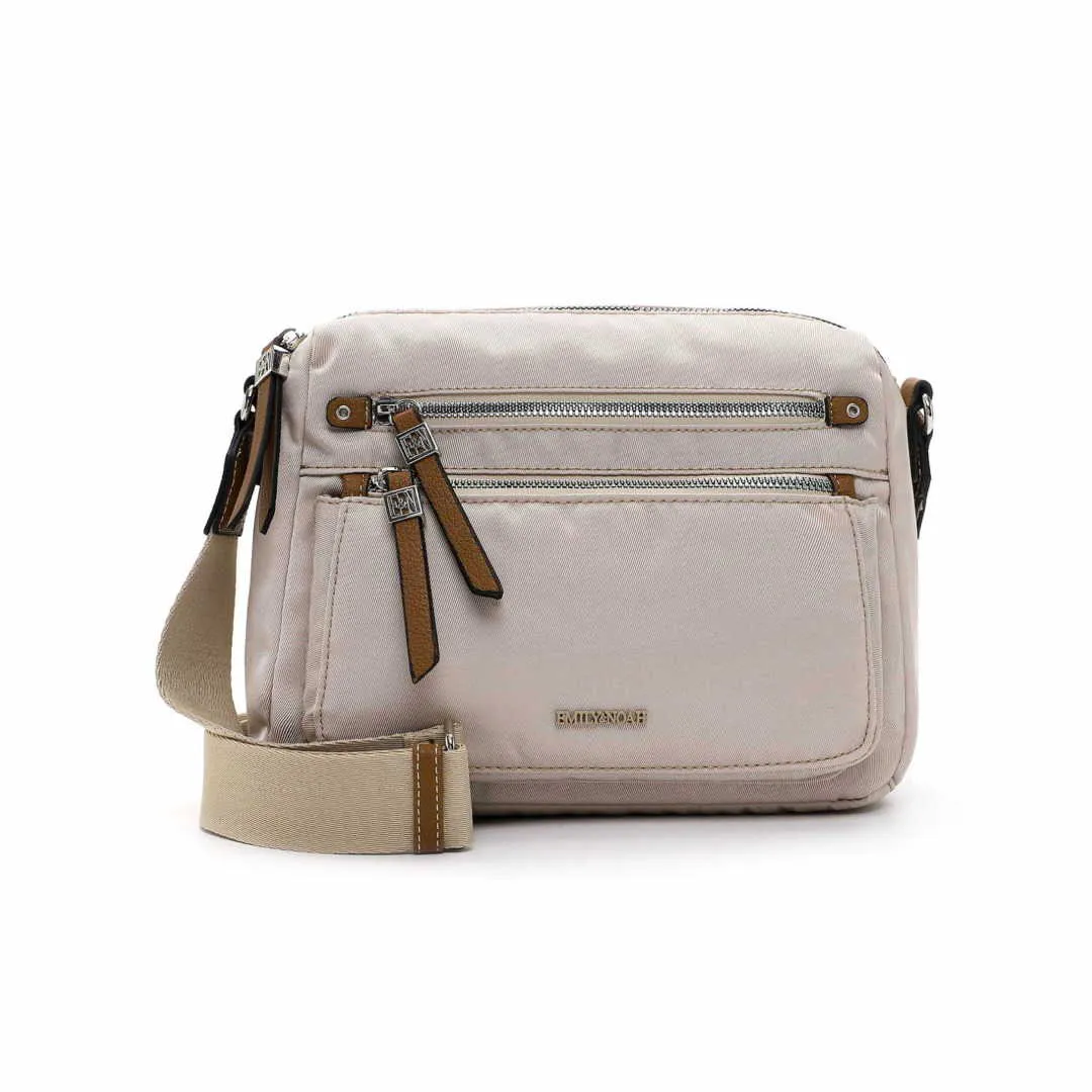 EMILY & NOAH Umhängetasche Beige Textil