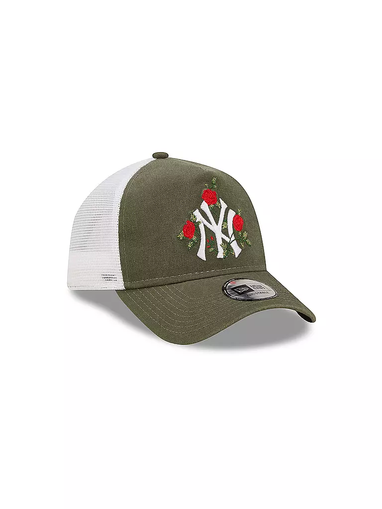 NEW ERA Kappe FLOWER TRUCKER NY olive