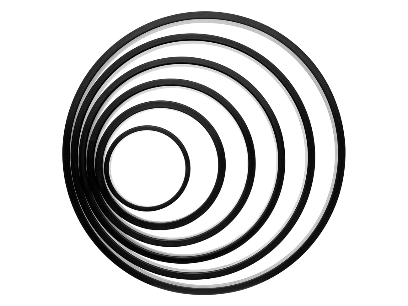 Cercle à tarte Exoglass® - Ø 22 x ht 2,5 cm - Matfer