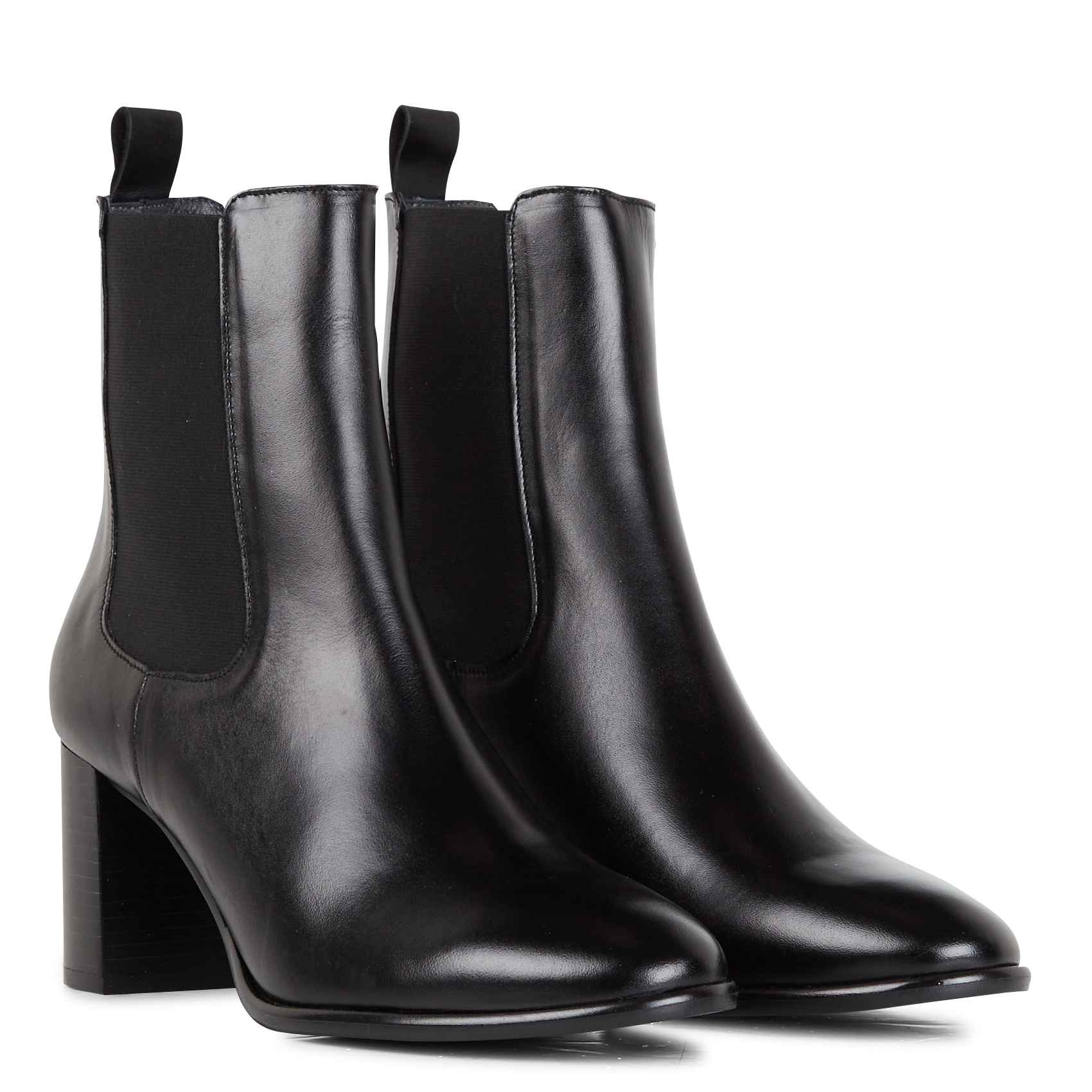 DEVIN - Bottines en cuir | Noir