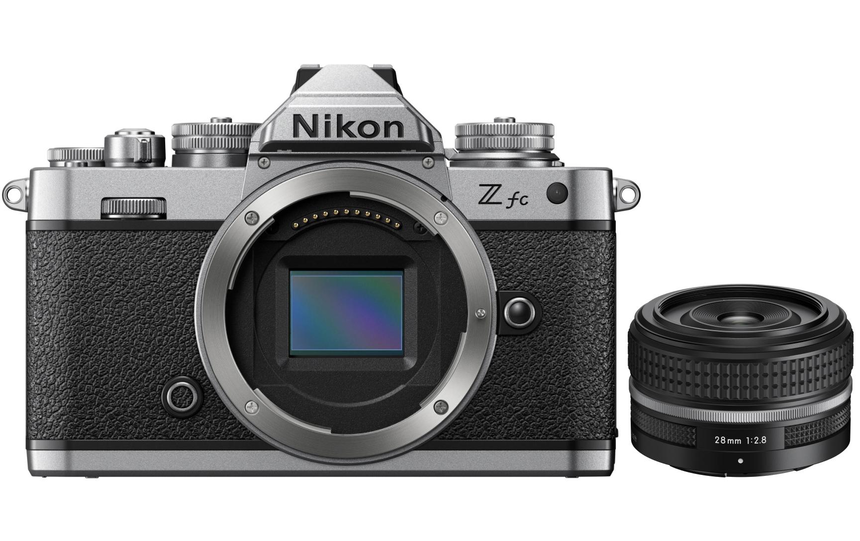 Fotokamera ZFC 28 SE KIT<br>Einzigartige Systemkamera in klassischem Nikon-Design und zusätzlichem Objektiv