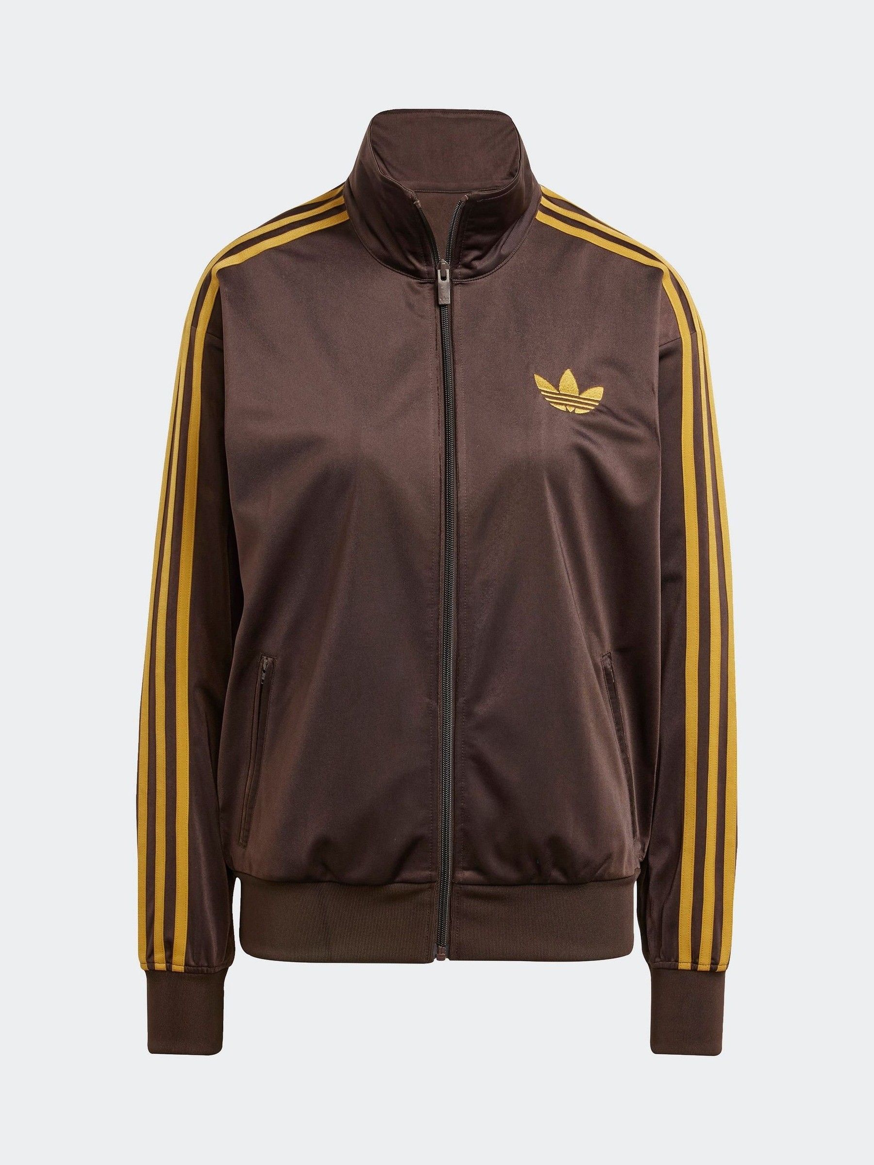 Bruin/geel - Adidas Original Firebird Classic ruimvallend Jack