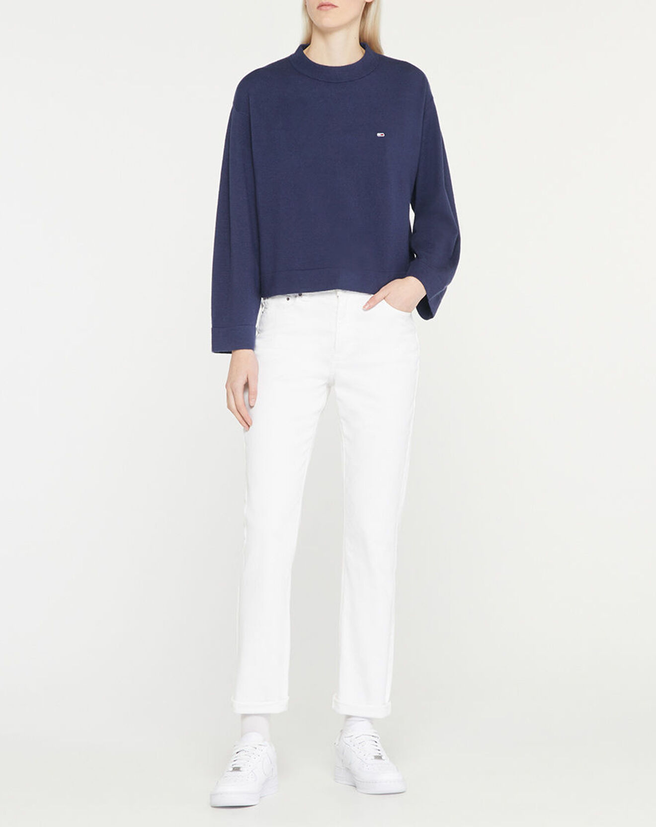 Tommy Jeans Pull Essential bleu marine