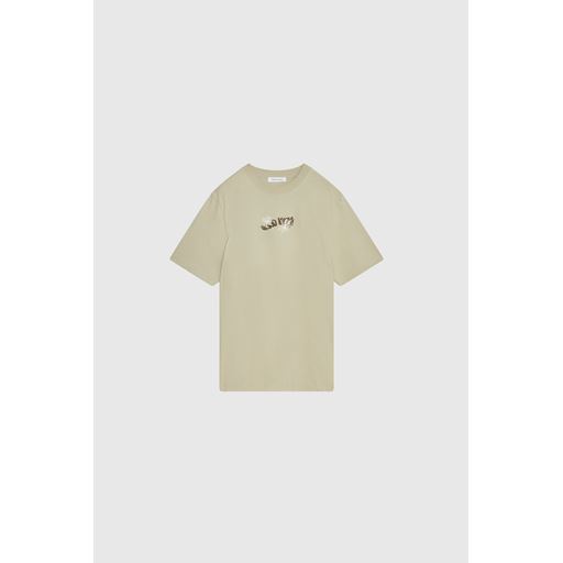 Wood Wood Bobby Flowers T-shirt, Taupe Beige, XL