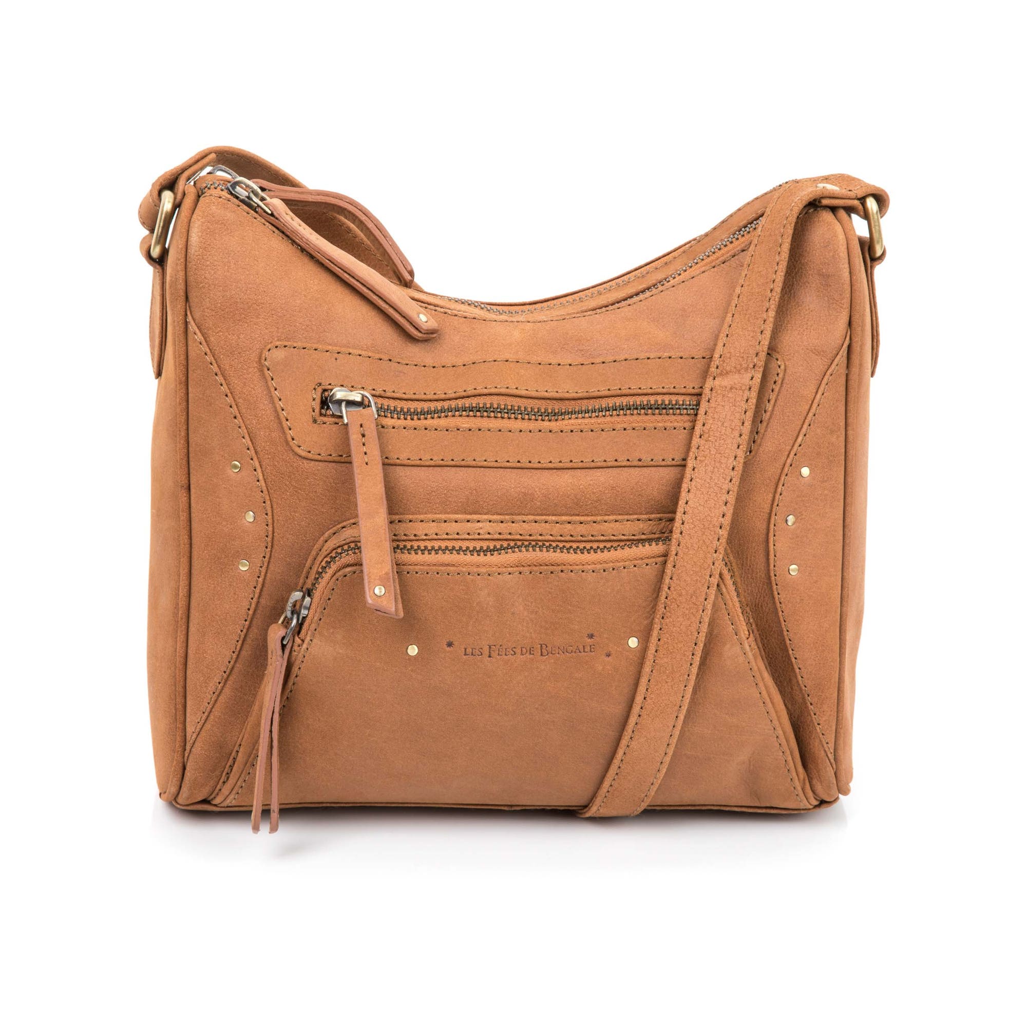 Sac bandoulière cognac