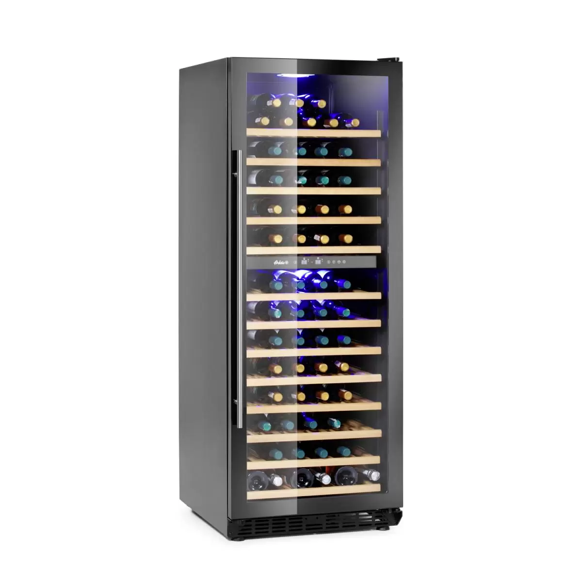 Weinkühlschrank freistehend HENDI Weinkühlschrank Schwarz