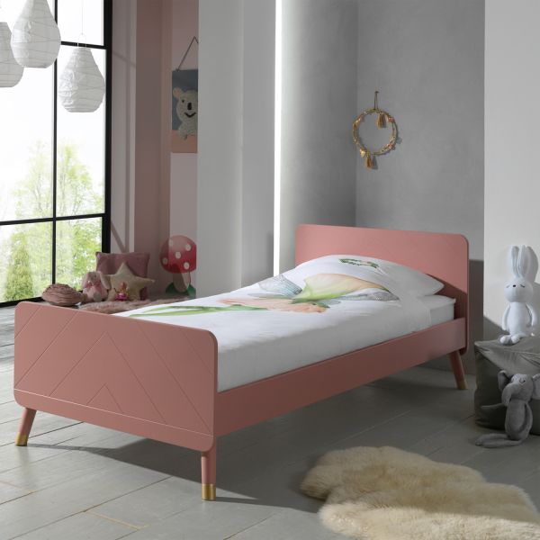 Vipack Billy Bed Satin White 90 x 200 cm