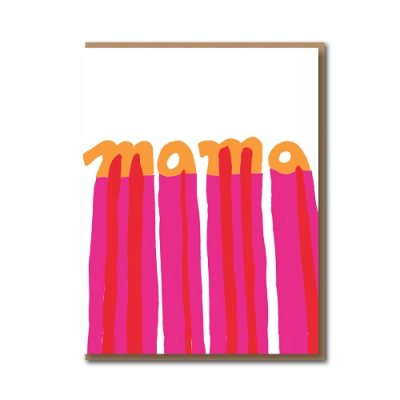 Mama Neon Greetings Card