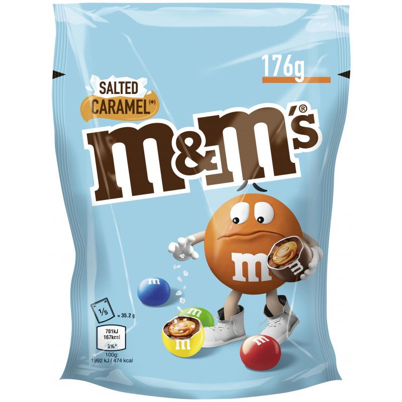 M&Ms Salted Caramel 176g MHD:27.7.25