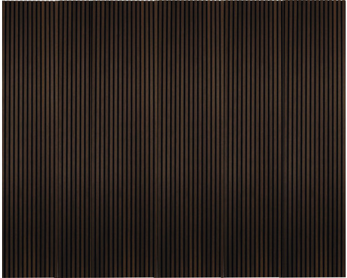 Nordic Acoustics akoestisch paneel, gerookte kastanje, 2400 x 605 x 22 mm
