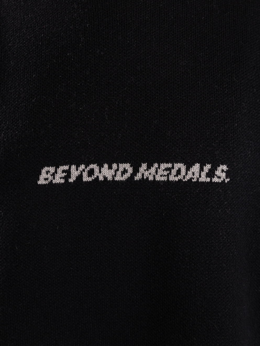 Beyond Medals Jacquard Knit Pullover black