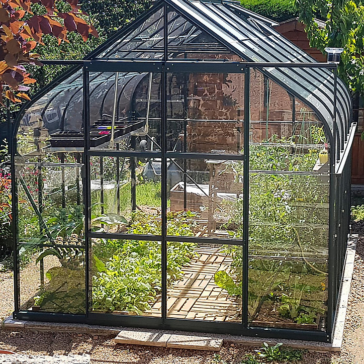 Serre en verre Lams Aloe vert 9,70m²