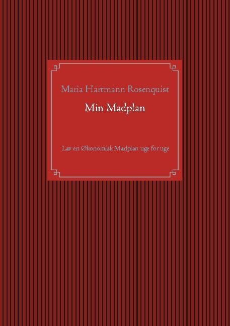 Min Madplan - Maria Rosenquist - Bog