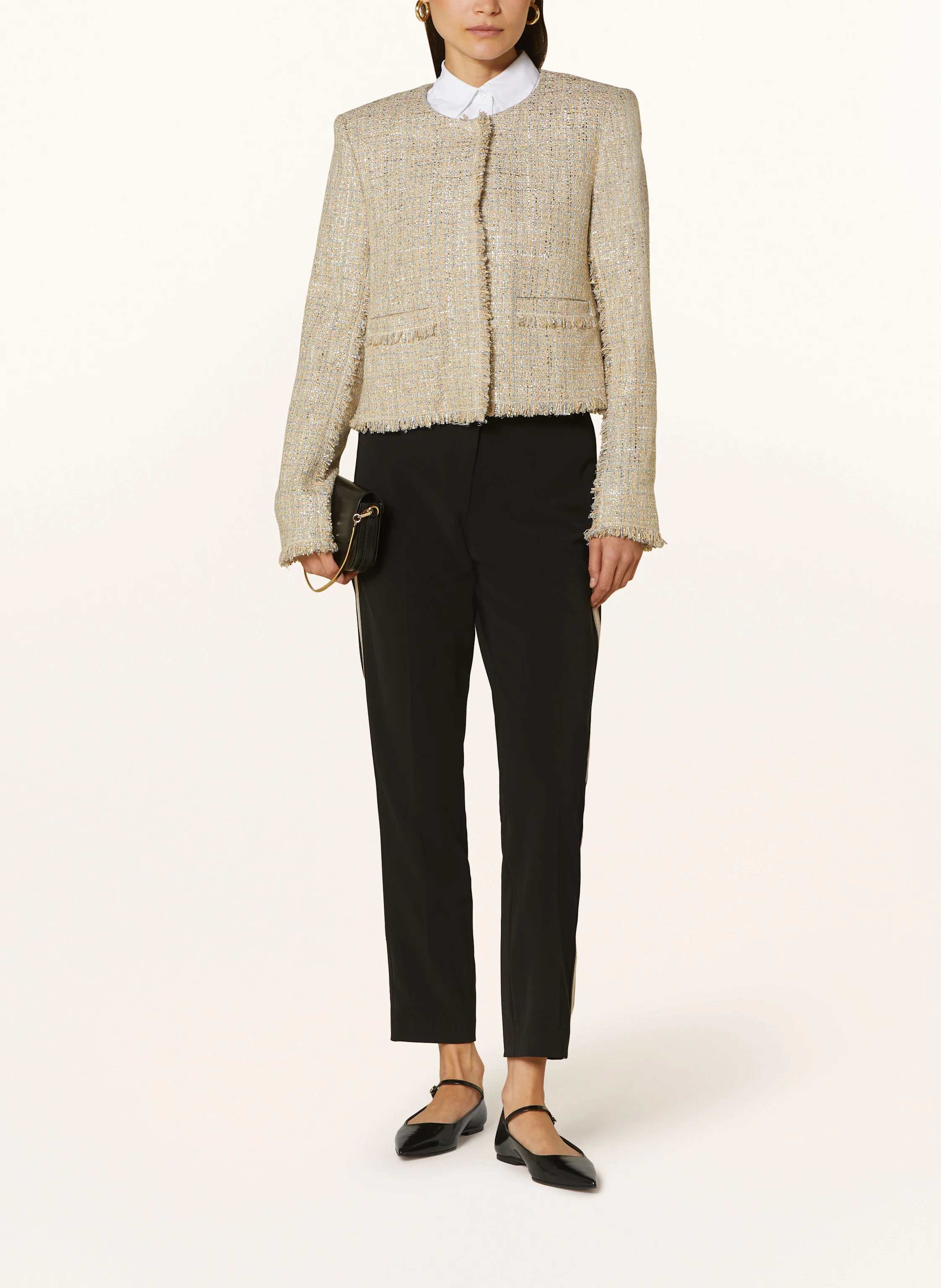 RIANI Tweed-Jacke mit Glitzergarn