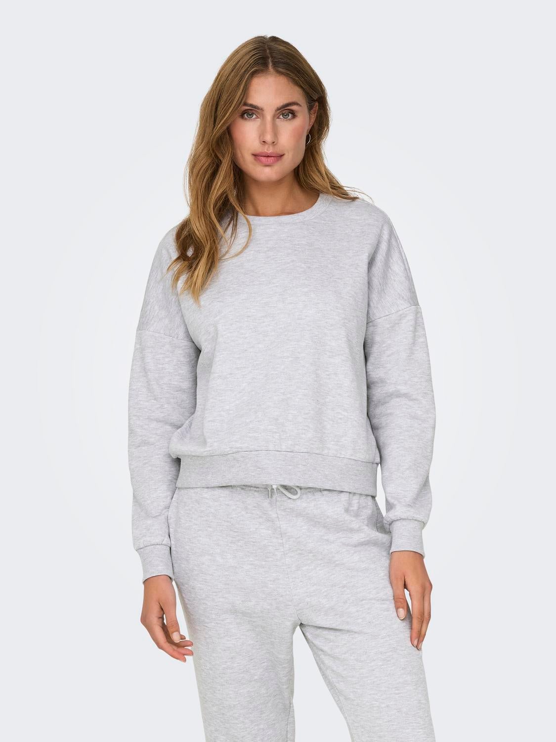 ONLFAVE Sweatshirt Light Grey Melange