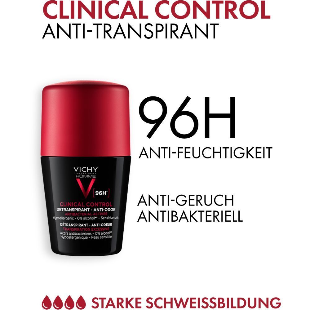 Vichy Homme DEO Clinical Control 96h
