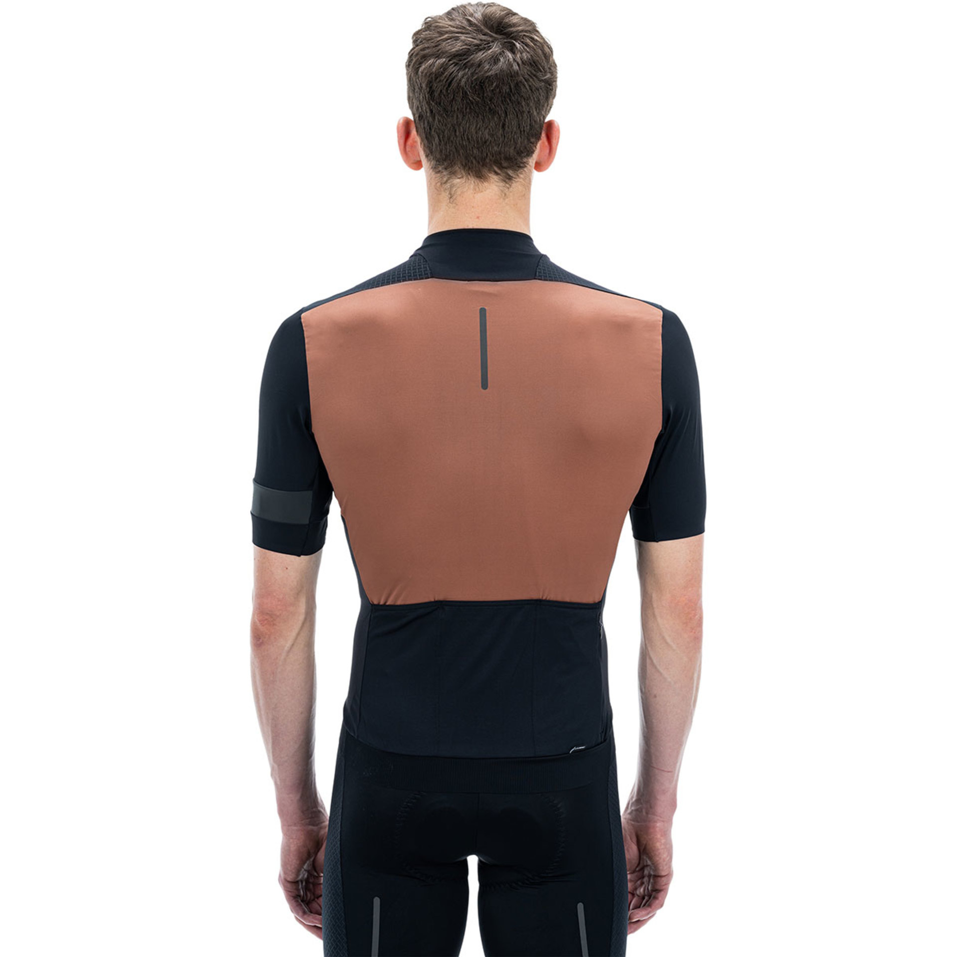 Cube Blackline Fietsshirt Korte Mouwen Bruin/Zwart Heren