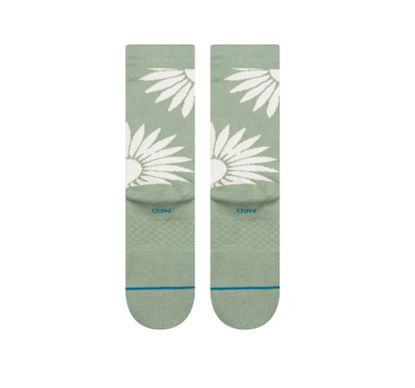 Stance Radial Burst Crew Sea Green M