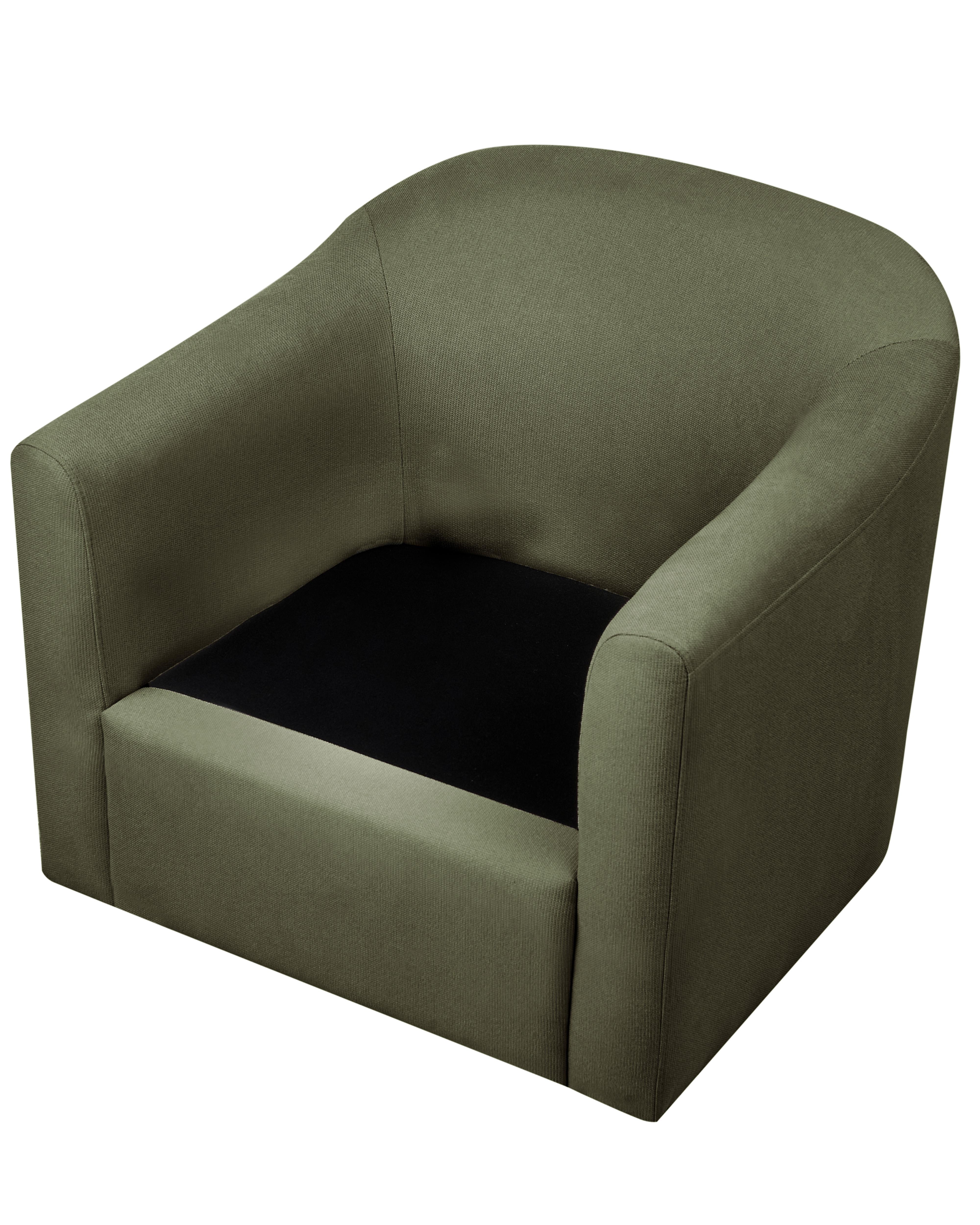 Draaifauteuil MAGNOR Stof Donkergroen