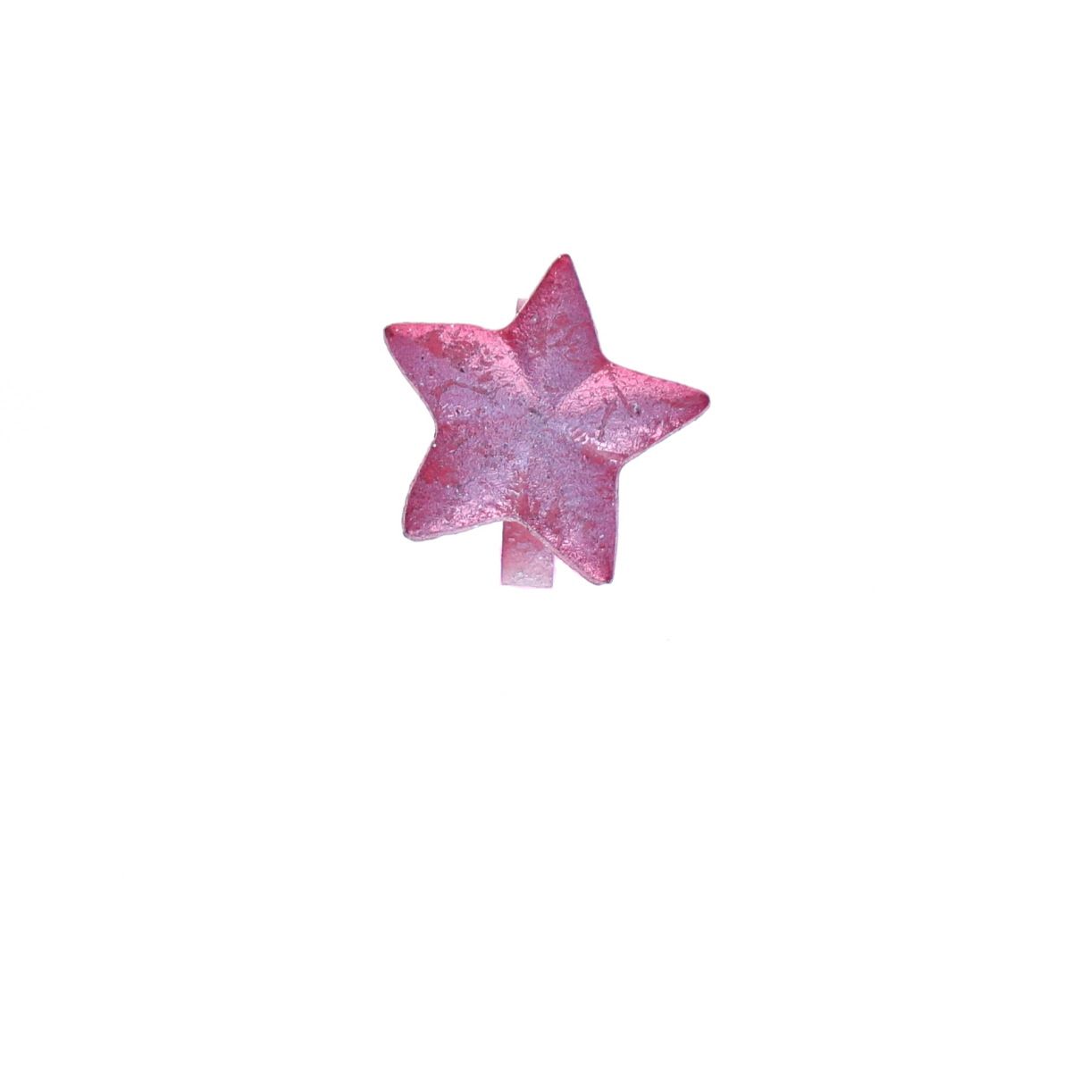 Rond de serviette étoile fuchsia Surprise Partie !
