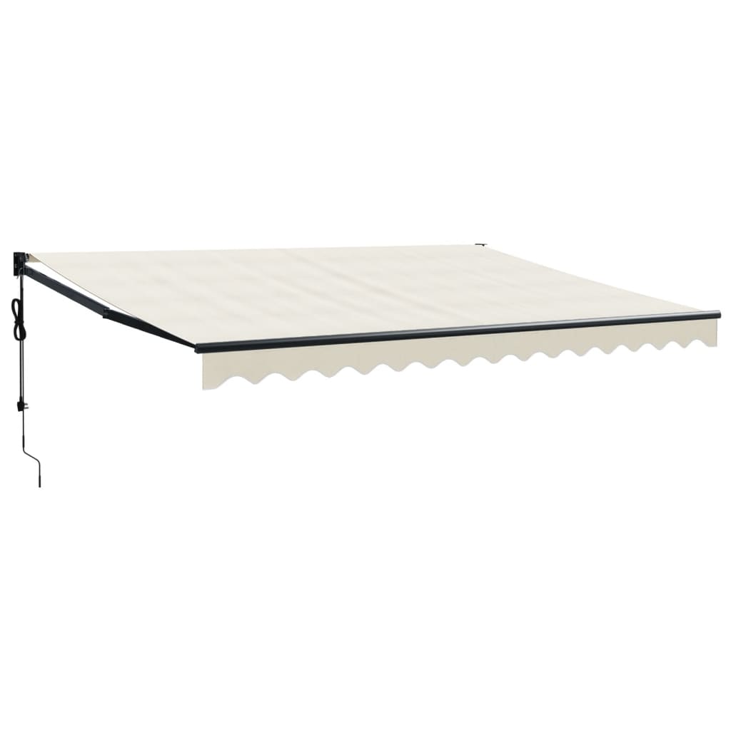 Auvent rétractable automatique crème 4,5x3 m