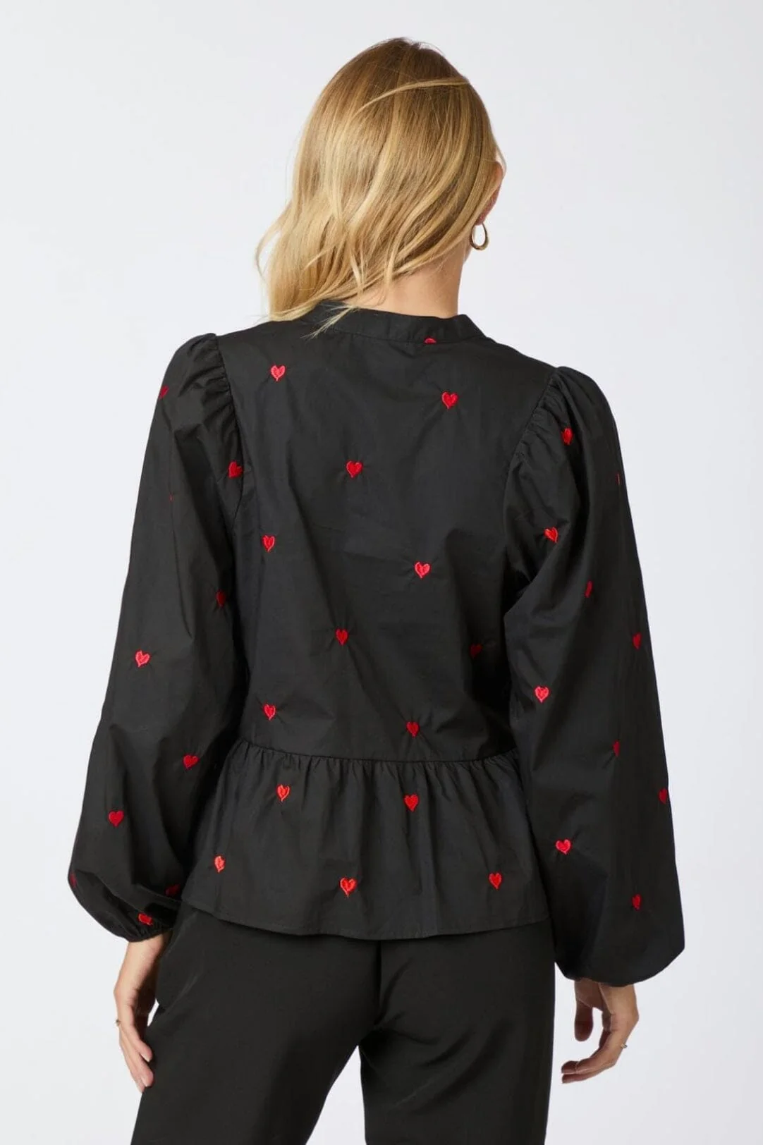 Neo Noir Savoy Hearts Blouse