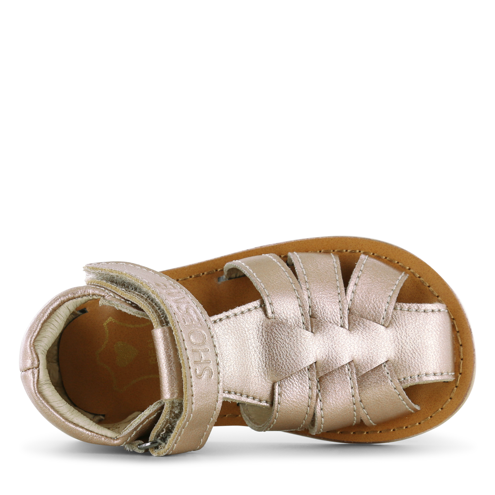Shoesme rosé-gouden sandaal Microleer | Meisjes schoenen