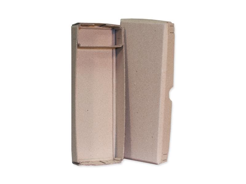 office focus Materialschachtel 23.5 x 9 x 3 cm, Grau Materialschachtel mit 2 Fächern