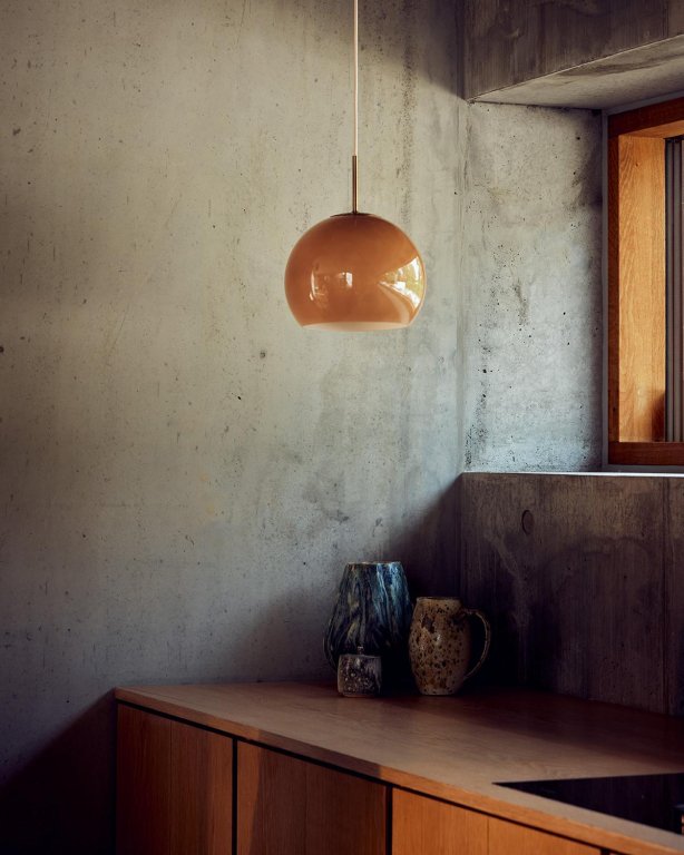 Frandsen Ball glass hanglamp Ø25 Cappuccino