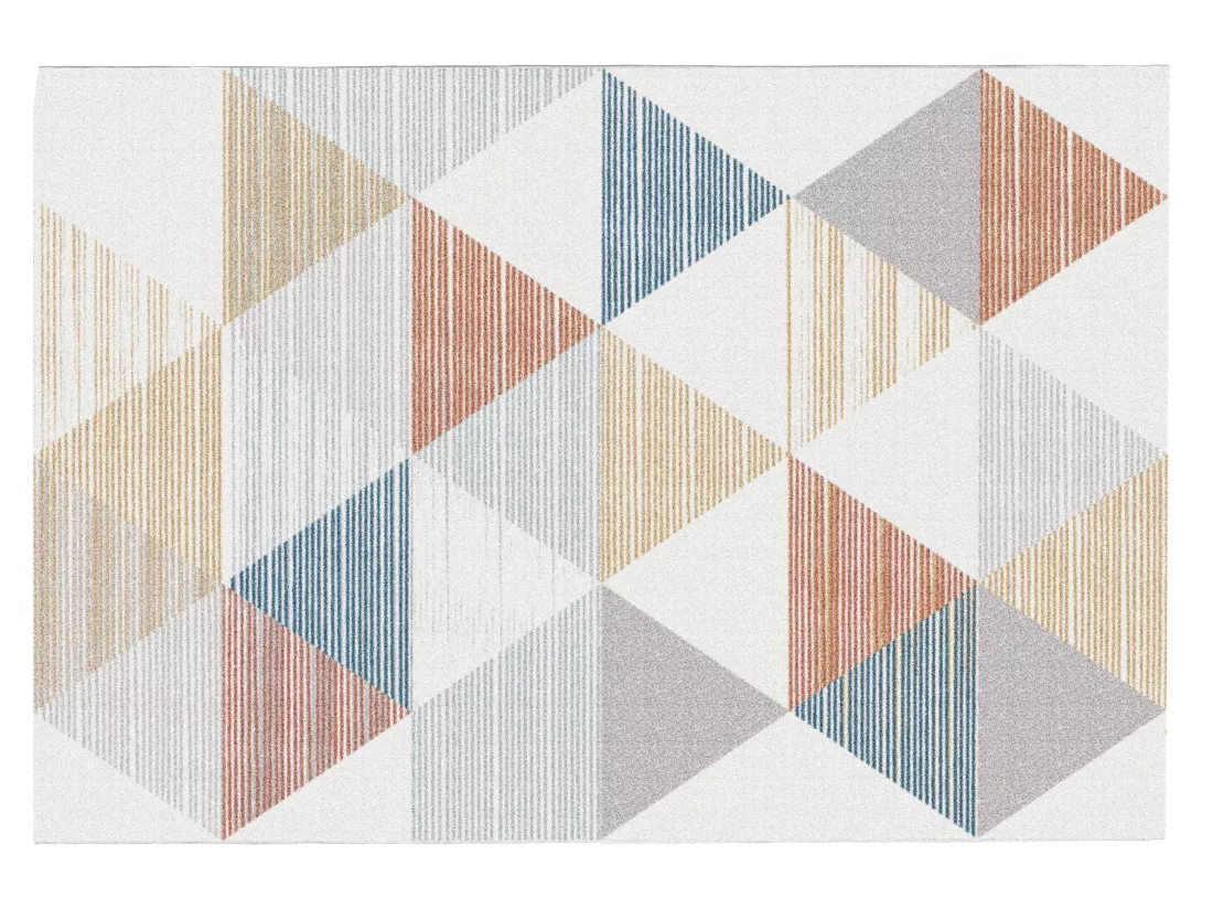 Tapis géométrique - 160 x 230 cm - Multicolore - GEOMIA