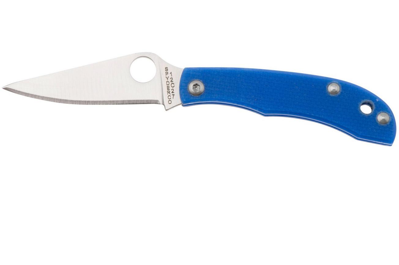 Spyderco Honeybee Blue G10 C137GBLP sleutelhangerzakmes