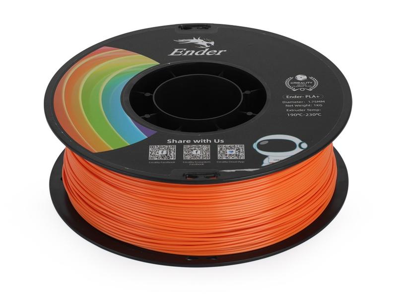 Creality Filament PLA  Orange, 1.75 mm, 1 kg Hochwertiges PLA  Filament für 3D-Drucker
