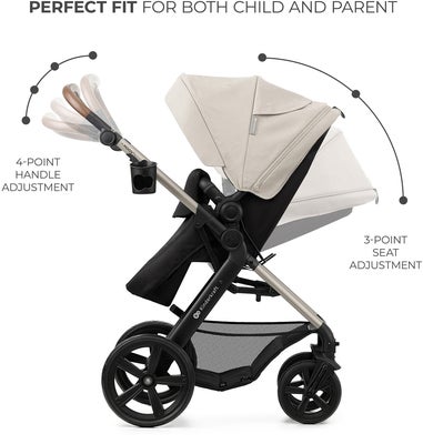 Kinderkraft MOOV 2 4-in-1 Duovogn, Moonlight Grey