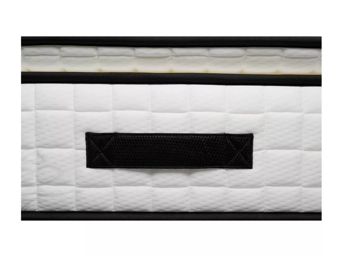 Ensemble 160 x 200 cm sommier tapissier + matelas mousse et coutil bambou ép.23cm - ADANA de NATUREA
